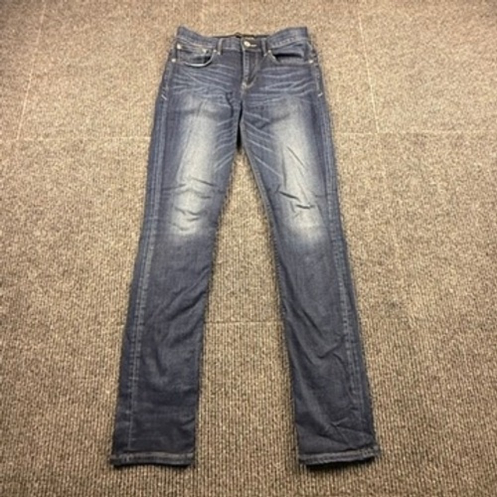Express Jeans Womens 4R Dark Wash Mid Rise Skinny Denim Pants ID400 09/15